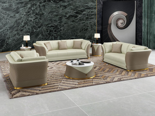 Exclusive Designer Furniture 32-Seater Living Room Sofa Upholstery Suite 2-piece Set.