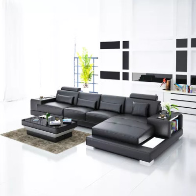 Upholstered Corner Sofa Living Landscape Designer Sofa Corner Sofa L-Shaped Corner Sofa Leather Sofa