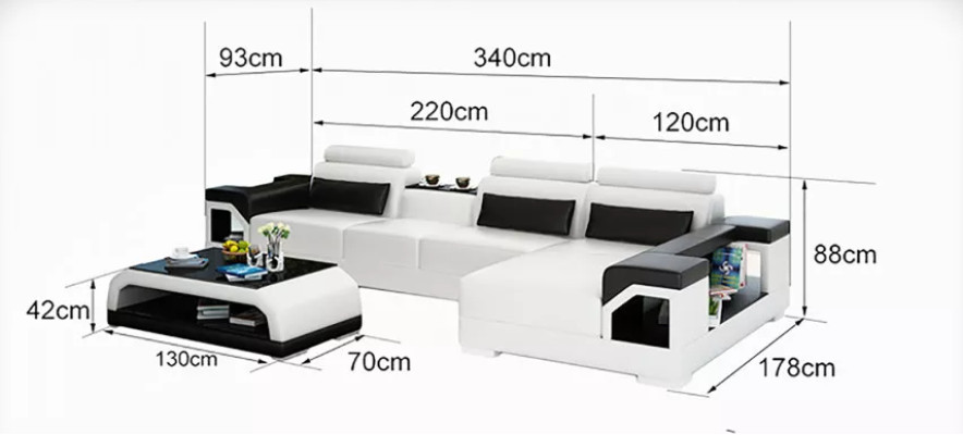 Design corner couch leather suite, living room sofa, upholstery couches, sofas, leather couch.