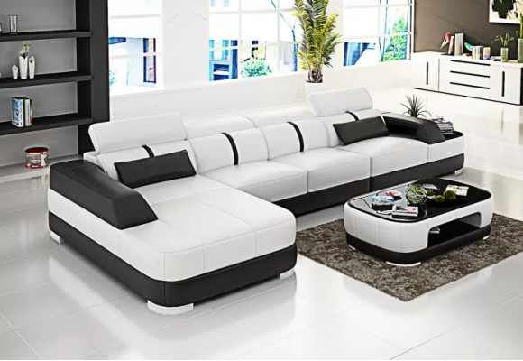 Design leather suite living room corner couch leather couch sofa upholstery couches sofas