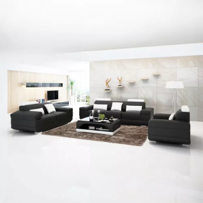 Modern couch sofa set 3-2-1 seater coffee table leather sofa sofa corner unit