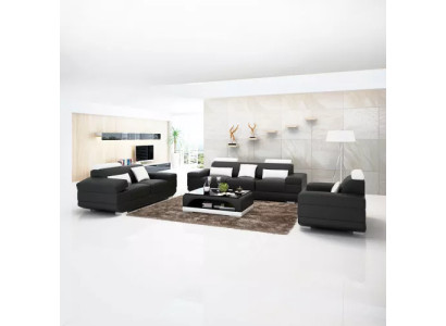 Modern couch sofa set 3-2-1 seater coffee table leather sofa sofa corner unit