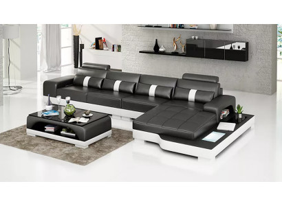 Corner sofa L-shape corner sofa leather sofa designer sofa upholstered corner sofa living area