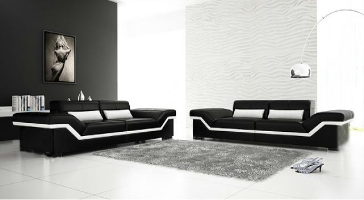 Leather Sofa USB Custom-Made Sofa 3+3 Seater Design Sofa Upholstery Leather Suite