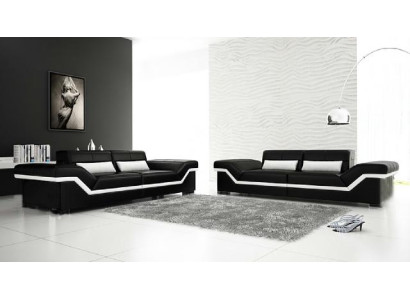 LEATHER SOFA 3+3 SOFA + USB UPHOLSTERY LEATHER SUITE SOFA SET Custom-made