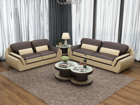 Leather sofa with USB sofa set new 3+2 seater set design modern sofa G8038C