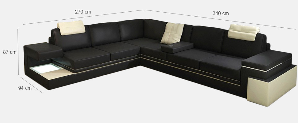 XXL living landscape corner sofa upholstered corner seating set sofas couches textile