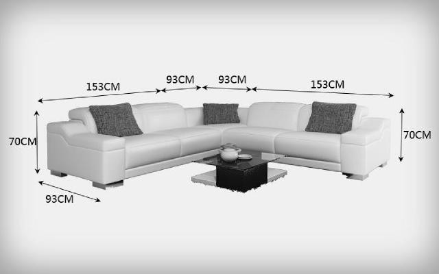 Living landscape upholstery corner sectional sofa with USB set landscape leather 2711D