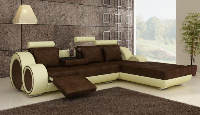 Textile sofa with USB, corner couch, corner sofa, fabric sofa living area, couch set NEW
