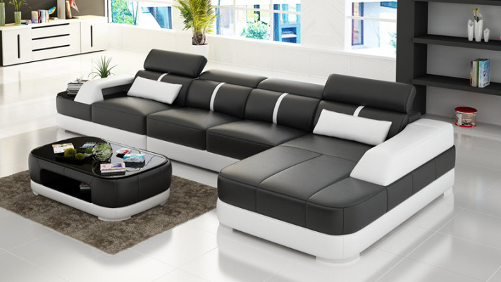 Design corner sofa L-shape sofa couch upholstered sleeper sofa bed function fabric