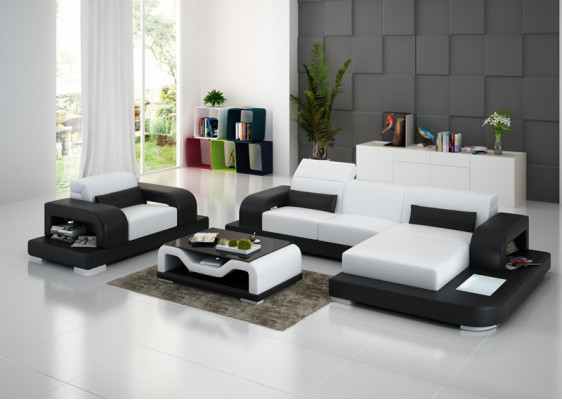 L-shaped corner sofa armchair wood modern coffee table complete corner sofa coffee table new