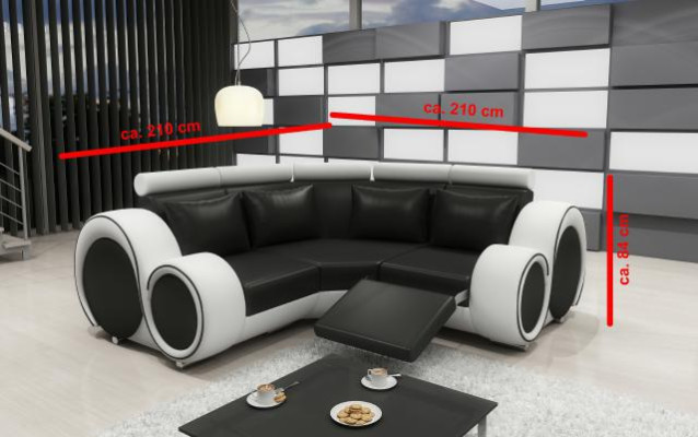 LEATHER SOFA LIVING ROOM SET COUCH DESIGN CORNER SOFA BERLIN SOFA SET with USB