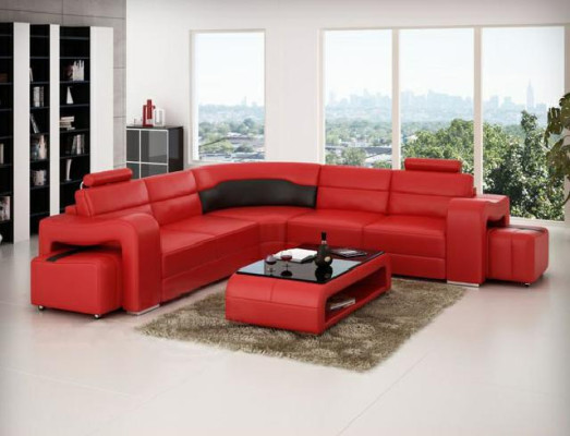 LEATHER SOFA CORNER SOFA CORNER COUCH DESIGNER LIVING AREA L SHAPED COUCH SEAT SOFA PISA