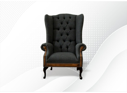 Chair 1x Living Room Upholstered Chair TV Lounge Textile Seat Armchair