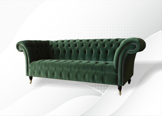 Chesterfield 3-seater sofas upholstered seat couch sofa set large couches
