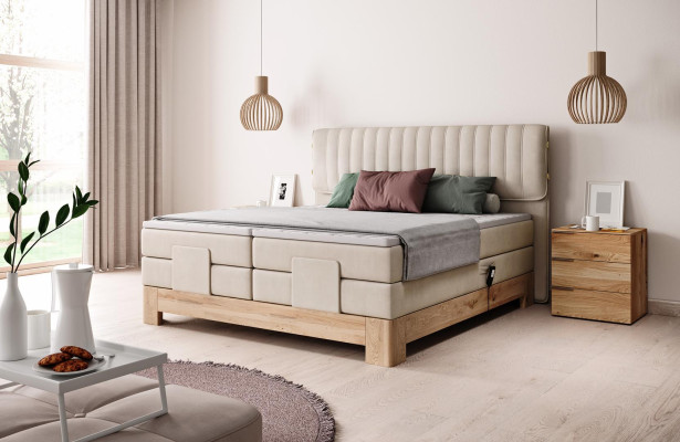 Automatic box spring bed design bed double beds luxury hotel bedroom