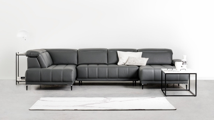 Upholstered Sofa with Bed Function Design Modern Corner Sofa U-Shape Sofa Living Landscape New