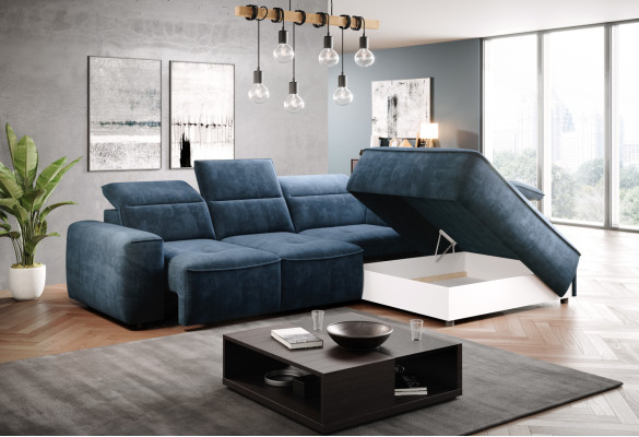 Sectional sofa L-shape textile luxury design seating landscape upholstered couch couches furniture