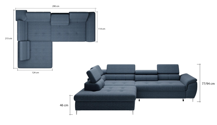 Sofa bed design corner sofa L-shape bed function couch fabric sofas cloth sleep