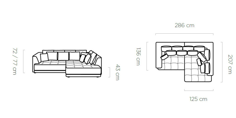 Sectional Sofa L Shape Living Landscape Couch Sectional Sofa Upholstery Green L-Shape Modern Sofa