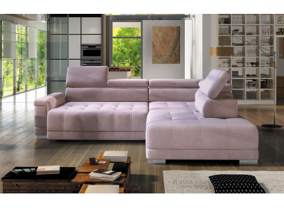 Corner sofa L-shape couch living area sofa corner design modern sofa fabric new pink