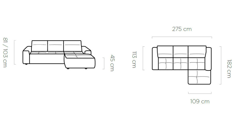 Multifunctional Corner Sofa Grey L Shape Sofa Couch Design Couch Upholstery Textile Modern