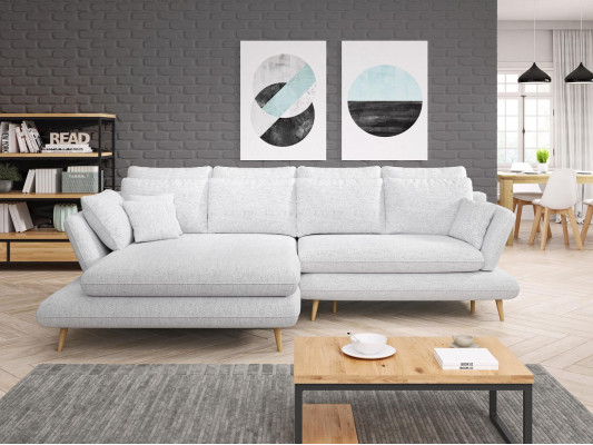 Bed function sleeper sofa corner sofa couch living landscape L-shape sofa design sofas
