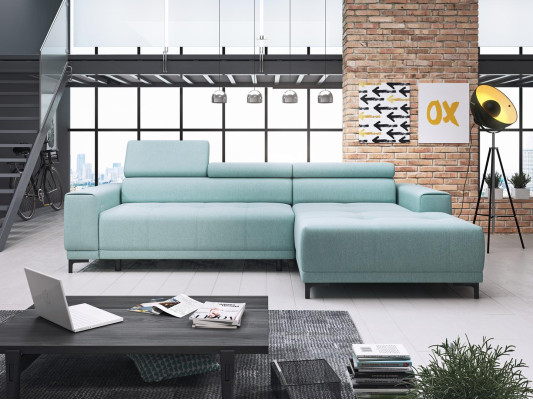 Designer fabric L-shaped couch living landscape corner sofa modern design sofa fabric