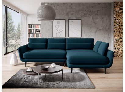Corner sofa couch upholstery living landscape textile corner sofas set L shape new