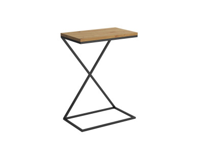 Side table solid wood living room table stainless steel console table