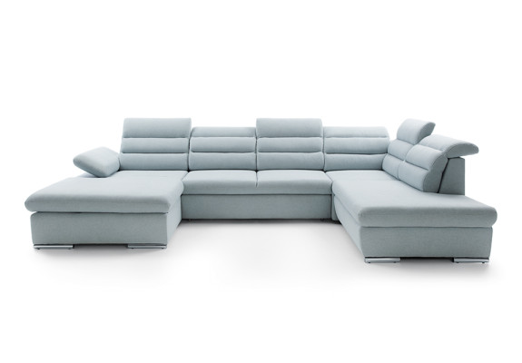 Corner sofa U-shape sofa set with sleeping function living area sofa couch upholstery