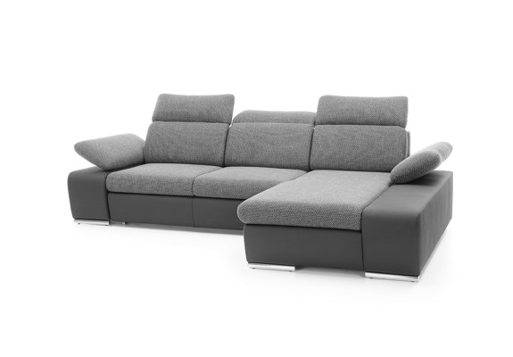 Design corner sofa couch leather multifunctional living area fabric upholstery