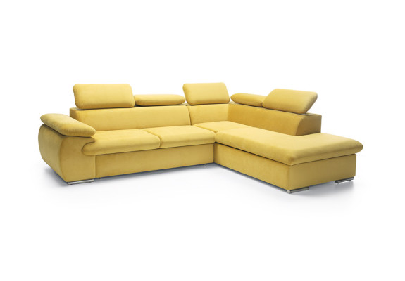 Design corner sofa L-shape sofa couch upholstered sleeper sofa fabric bed function sleep
