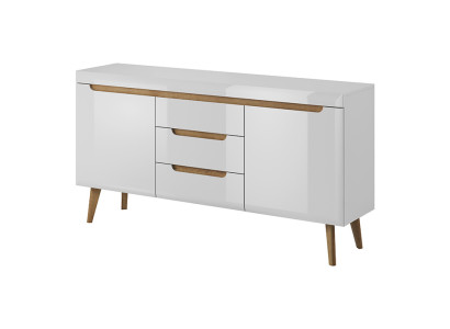 Modern wooden sideboard chest of drawers living room cabinet 160cm