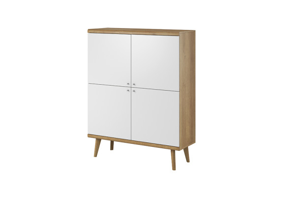 Modern wooden sideboard 107cm XXL lowboards living room cabinet