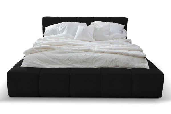 Classic upholstered design bed luxury double hotel beds sleep room textile new