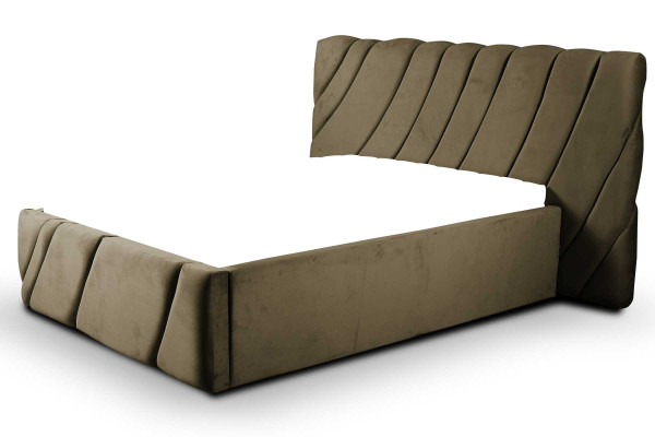 Luxury bedroom bed design upholstery double hotel bed furniture fittings