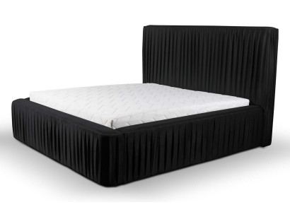 Luxury double hotel bed design bedroom luxury black modern