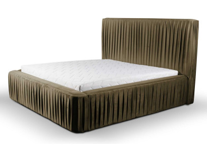 Fabric design bed double beds luxury marriage modern hotel frame sleep room