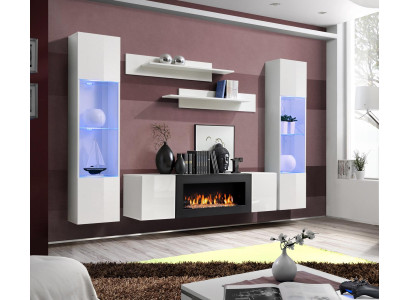 Modern living room furniture designer wall unit wall shelves sideboard decor