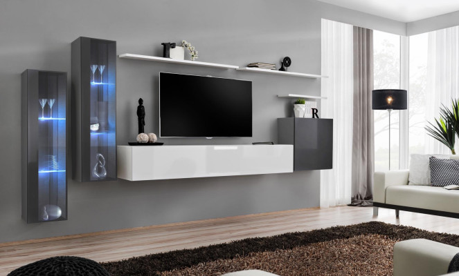 Complete wall unit TV stand wall shelf luxury wall cabinet furnishing designer