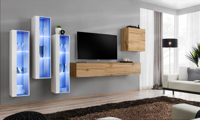 Living room furniture designer wall unit TV stand high-gloss sideboard wall cabinet