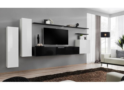 Wall unit cabinet, wardrobe, TV stand, sideboard, shelf, living room furniture.