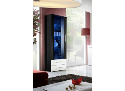 Black showcase furniture new designer high-gloss living room modern