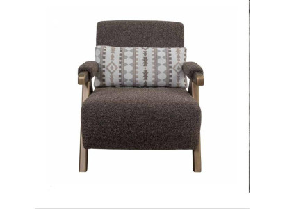 Brown armchair designer single-seater living room 1-seater luxury chair new