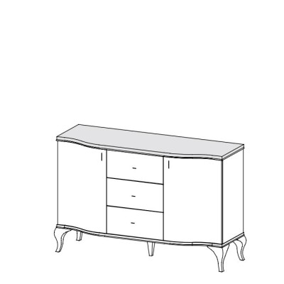 Luxury chest cabinet sideboard dressers cabinets style furniture sideboard