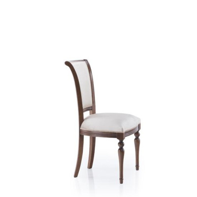 Classic designer genuine wood chair with cushion backrest design for dining and living room new
