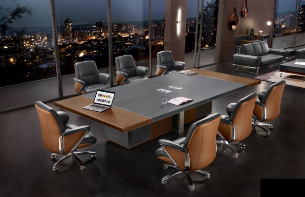 Modern XXL office conference table, dining room meeting table
