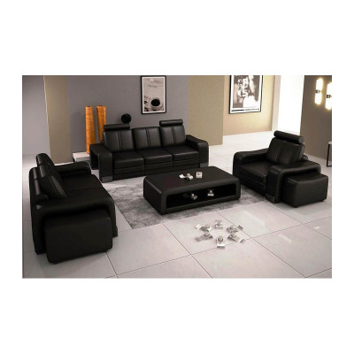 Sofa set Couch USB Sofa Leather Suite Seating Living Landscape 3+2+1 Seater New