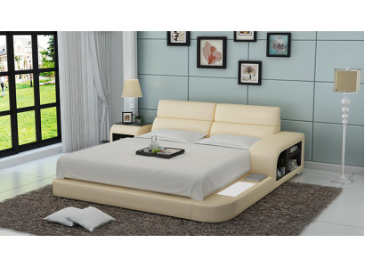 Bed USB Upholstered Bed Luxury Bed Double Bed Marital Bed Beds 200x220cm LB8805 New